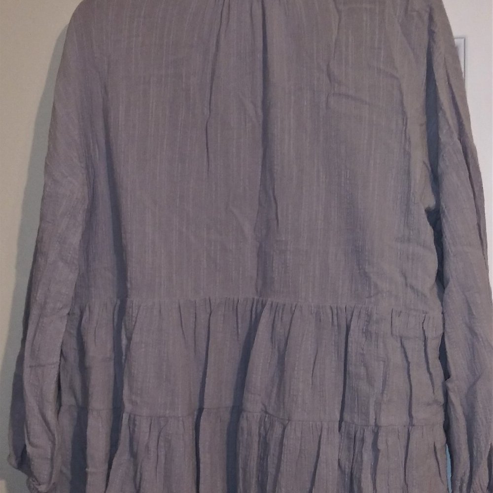 FATE 2 Tiered Lined Babydoll Shirt - Picture 6 of 7